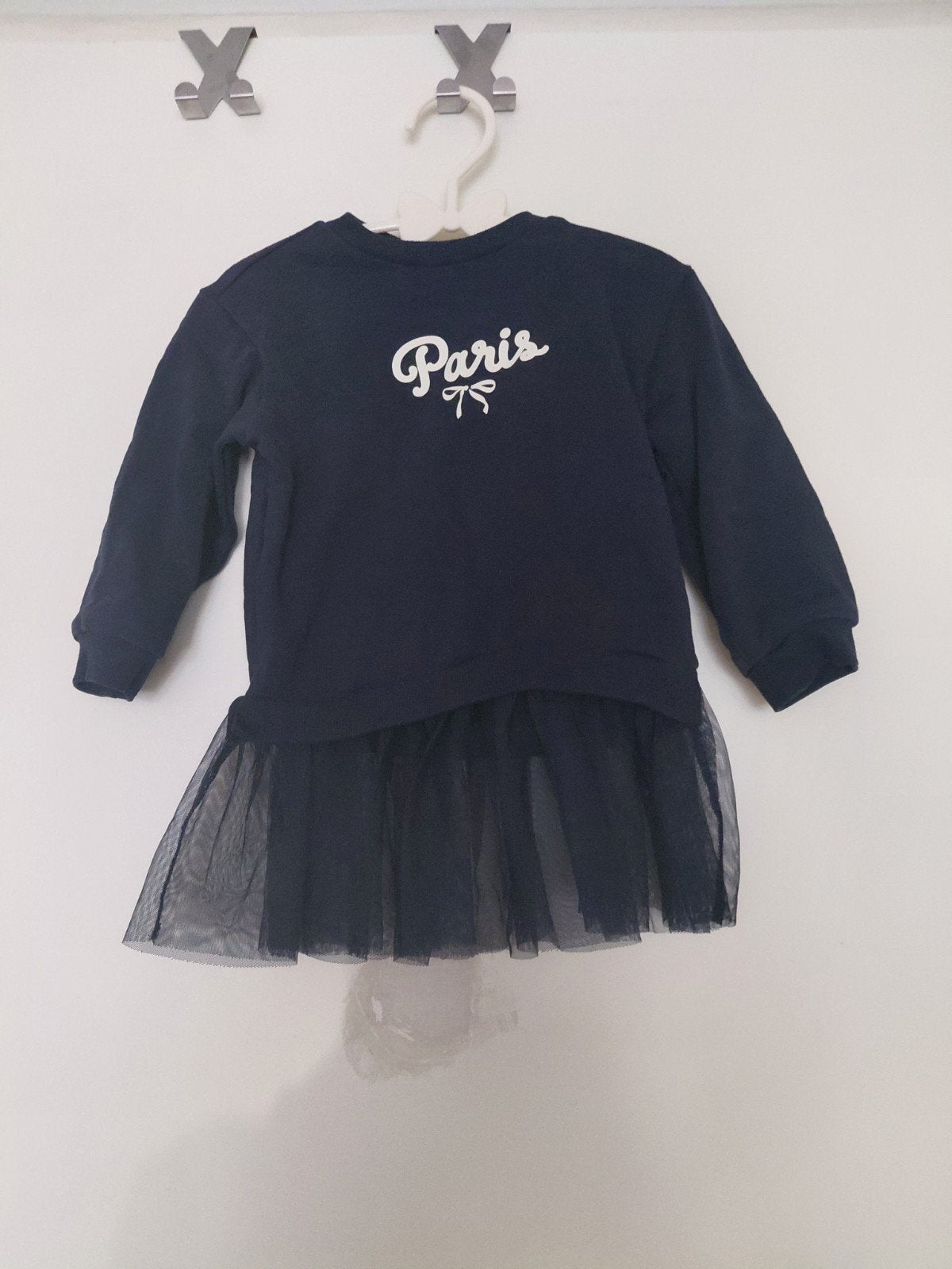 H&M Jurkje met tule rokje - Maat 86 (12-18 maanden), Kinderen en Baby's, Babykleding | Maat 86, Meisje, Jurkje of Rokje, H&M, Ophalen of Verzenden