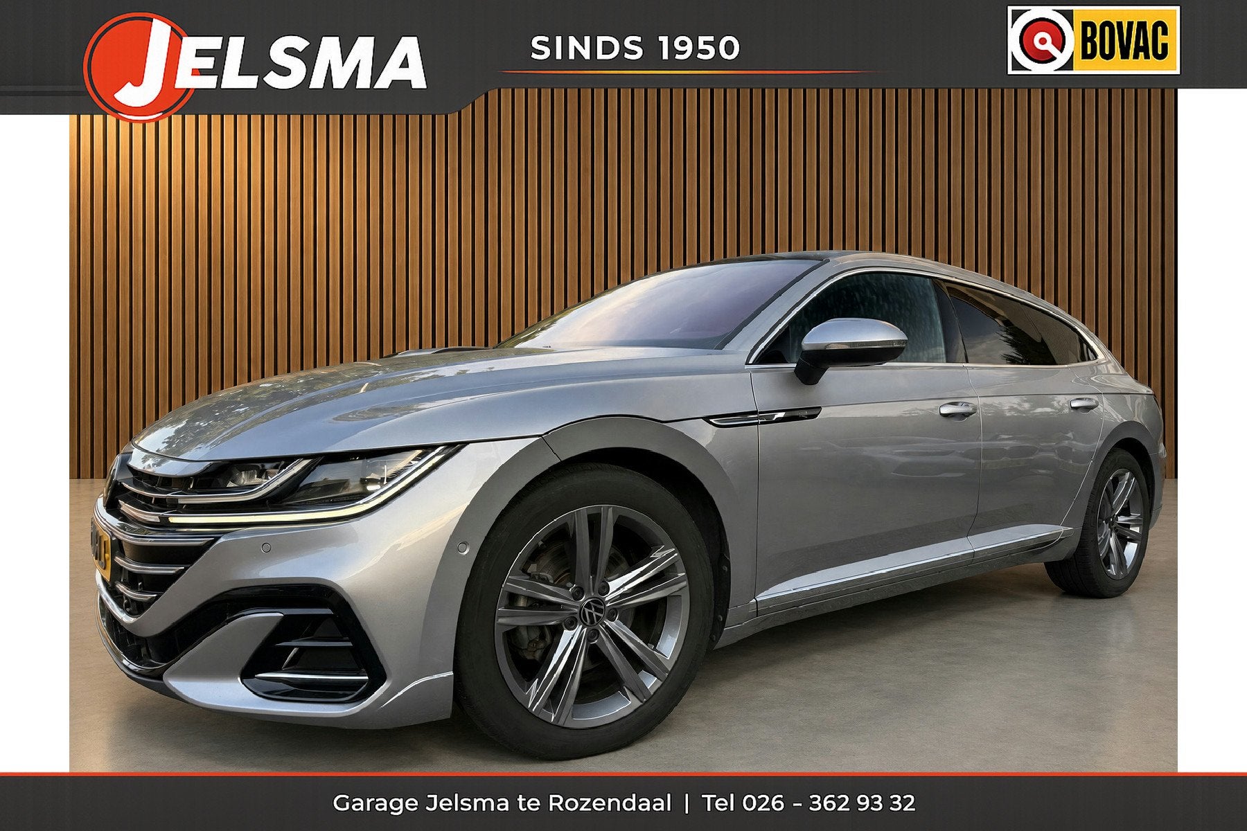Volkswagen Arteon Shooting Brake 2.0 TSi 190pk R-Line Busine, Auto's, Arteon, 1984 cc, Zilver of Grijs, Verwarmde buitenspiegels
