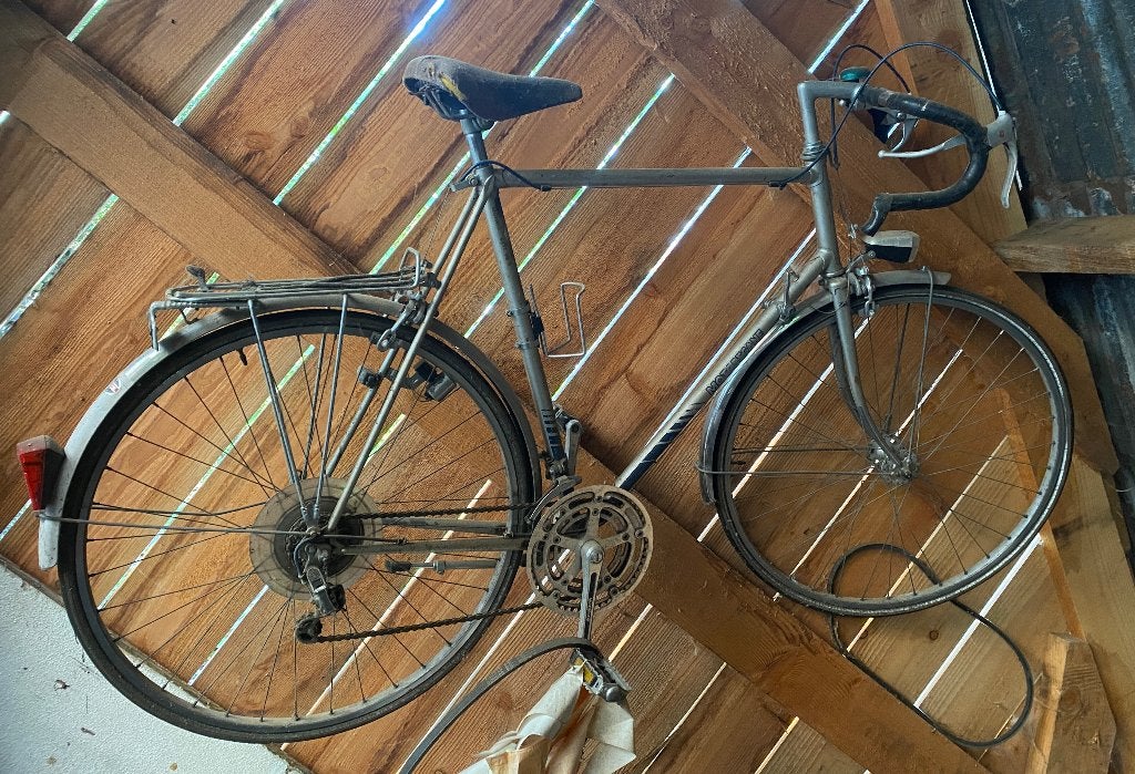 Motobecane toerfiets, 28 inch, Gebruikt, 10 tot 15 versnellingen, Velgrem