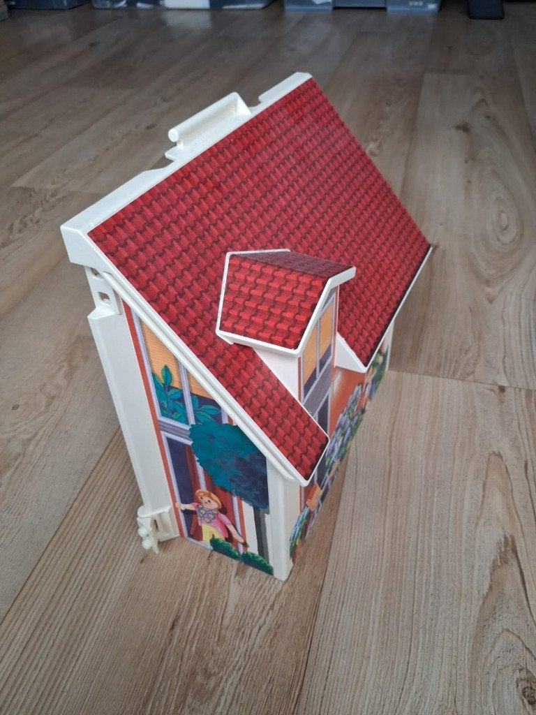 Playmobil poppenhuis (draagbaar) 5167 (halve huis), Gebruikt, Gebouw, Losse onderdelen, Ophalen of Verzenden