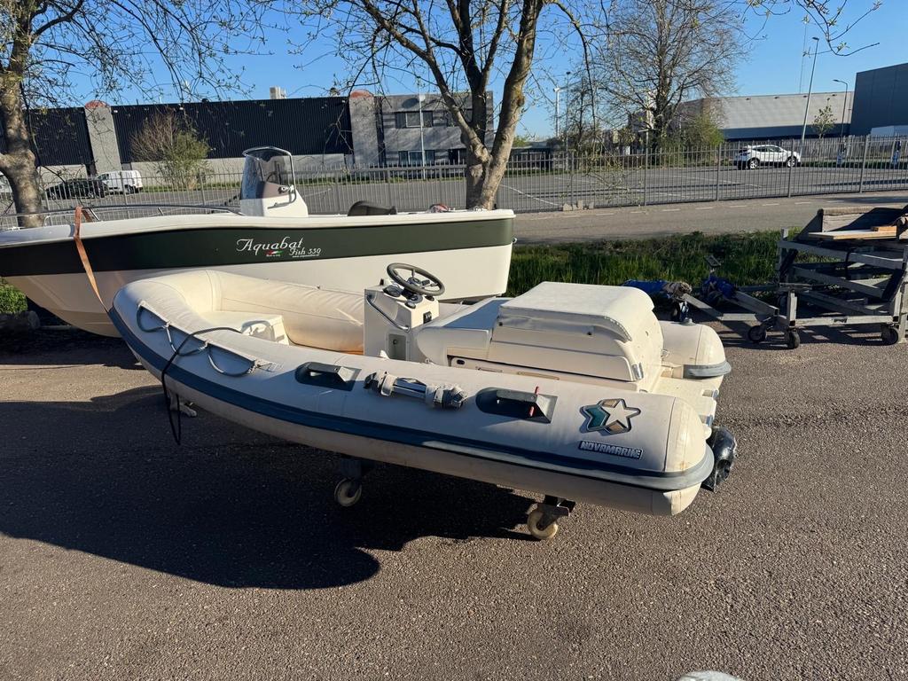 Nette Novamarine 350 RH JET rib - 125 pk Mercury 2-takt, Watersport en Boten, Gebruikt, Binnenboordmotor, Afdekzeil, Benzine