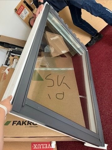 Velux dakraam GGL SK10 2070 114x116cm - beschadigd 6., Ophalen, Nieuw, Overige typen, Minder dan 2 meter