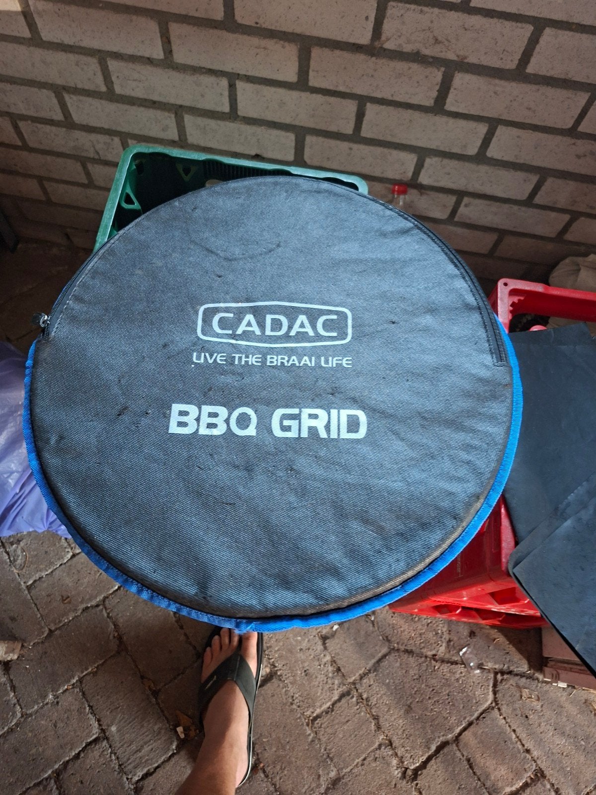Cadac Skottel Braai BBQ Plaat met Inleg Vellen, Ophalen of Verzenden, Gebruikt, Cadac