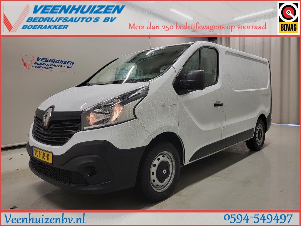 Renault Trafic 1.6dCi 3-Zits Euro 6! (bj 2019), Voorwielaandrijving, Gebruikt, Euro 6, 2000 kg