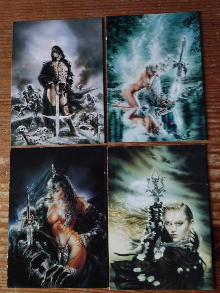Luis royo collecters cards ( forbidden universe), Ophalen, Zo goed als nieuw, Foto of Kaart