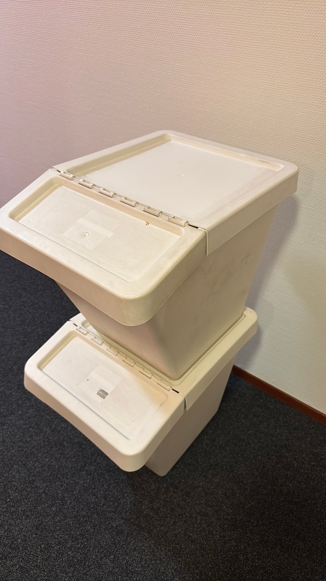 2 Ikea Sortera afvalbakken met deksel 60l, Ophalen, Zo goed als nieuw