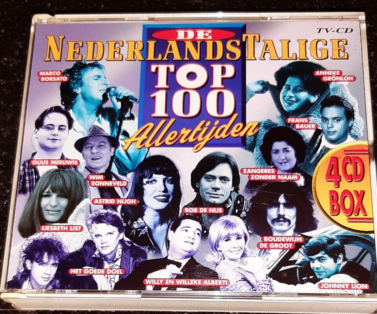 De Nederlandstalige top 100 allertijden 4cdbox, Ophalen of Verzenden, Zo goed als nieuw, Levenslied of Smartlap, Boxset