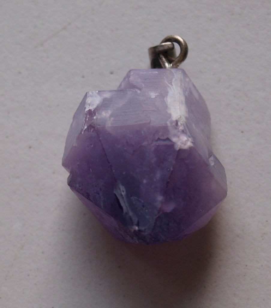 kettinghanger van amethist 30x23 mm, Ophalen of Verzenden, Nieuw, Paars, Steen of Mineraal