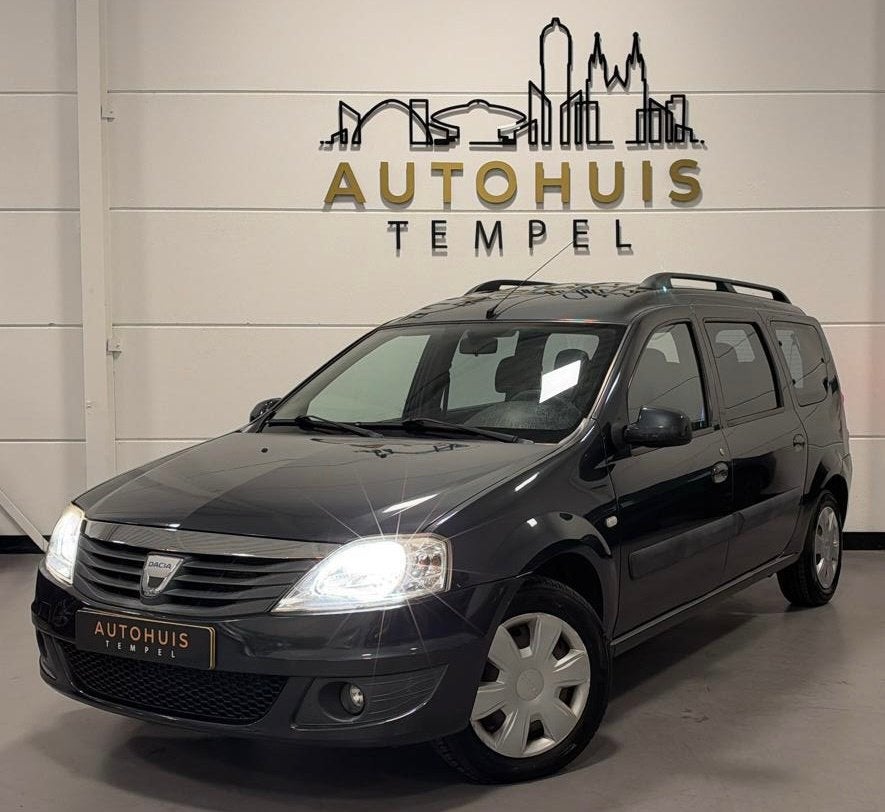 Dacia Logan MCV 1.6-16V Lauréate 7p. Nap Airco Elektrische, Auto's, Stof, Gebruikt, 7 stoelen, Origineel Nederlands