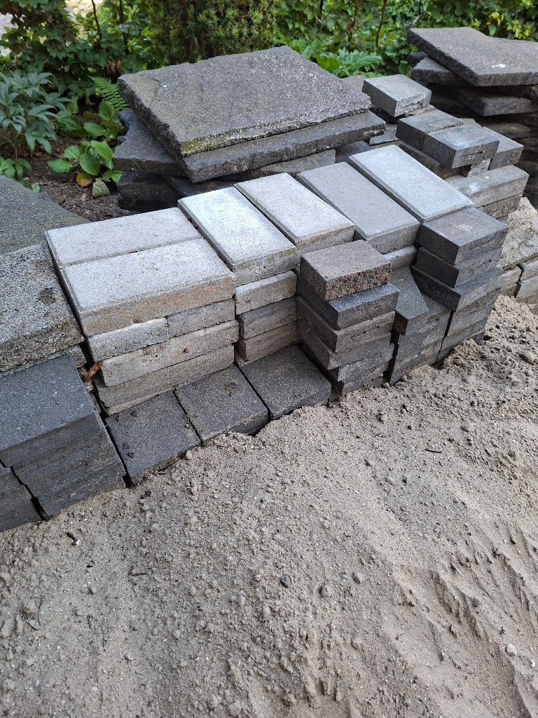 bestrating, Tuin en Terras, Ophalen, Gebruikt, 10 m² of meer, Beton