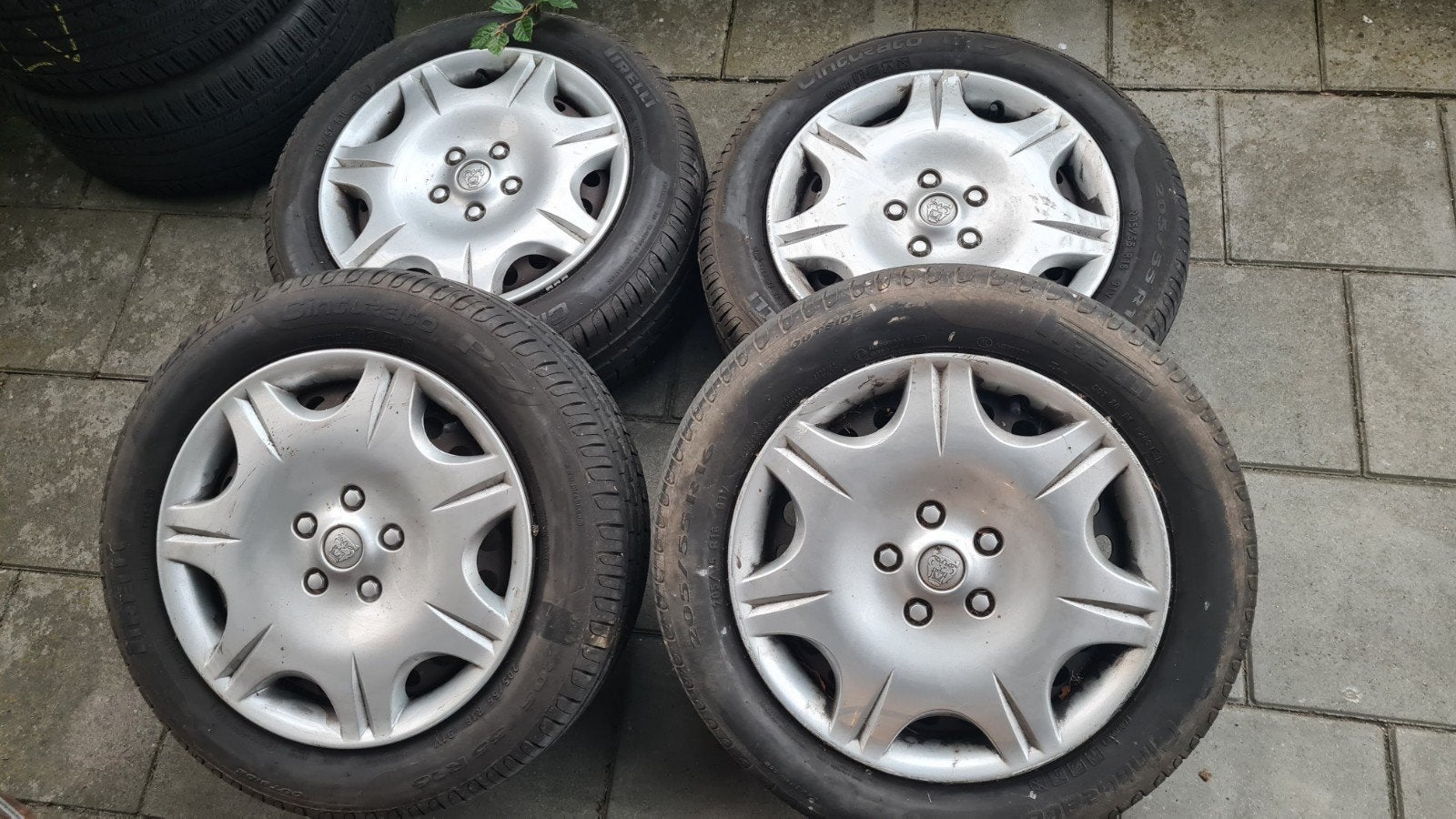 Jaguar S of X Type stalen  velgen 16inch, Auto diversen, Wieldoppen, Ophalen, Gebruikt