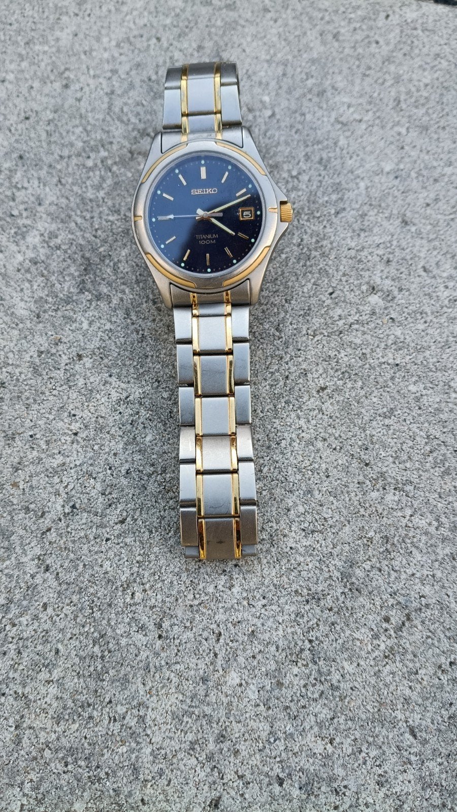 seiko heren horloge, Sieraden, Tassen en Uiterlijk, Horloges | Heren, Ophalen, Gebruikt, Polshorloge, Overige materialen