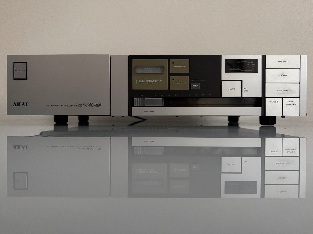 Akai AM-U5 Versterker, Zo goed als nieuw, 60 tot 120 watt, Stereo, Ophalen