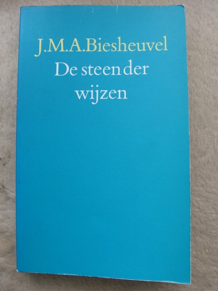 J.M.A. Biesheuvel - De steen der wijzen, Ophalen of Verzenden, Gelezen, J.M.A. Biesheuvel, Nederland