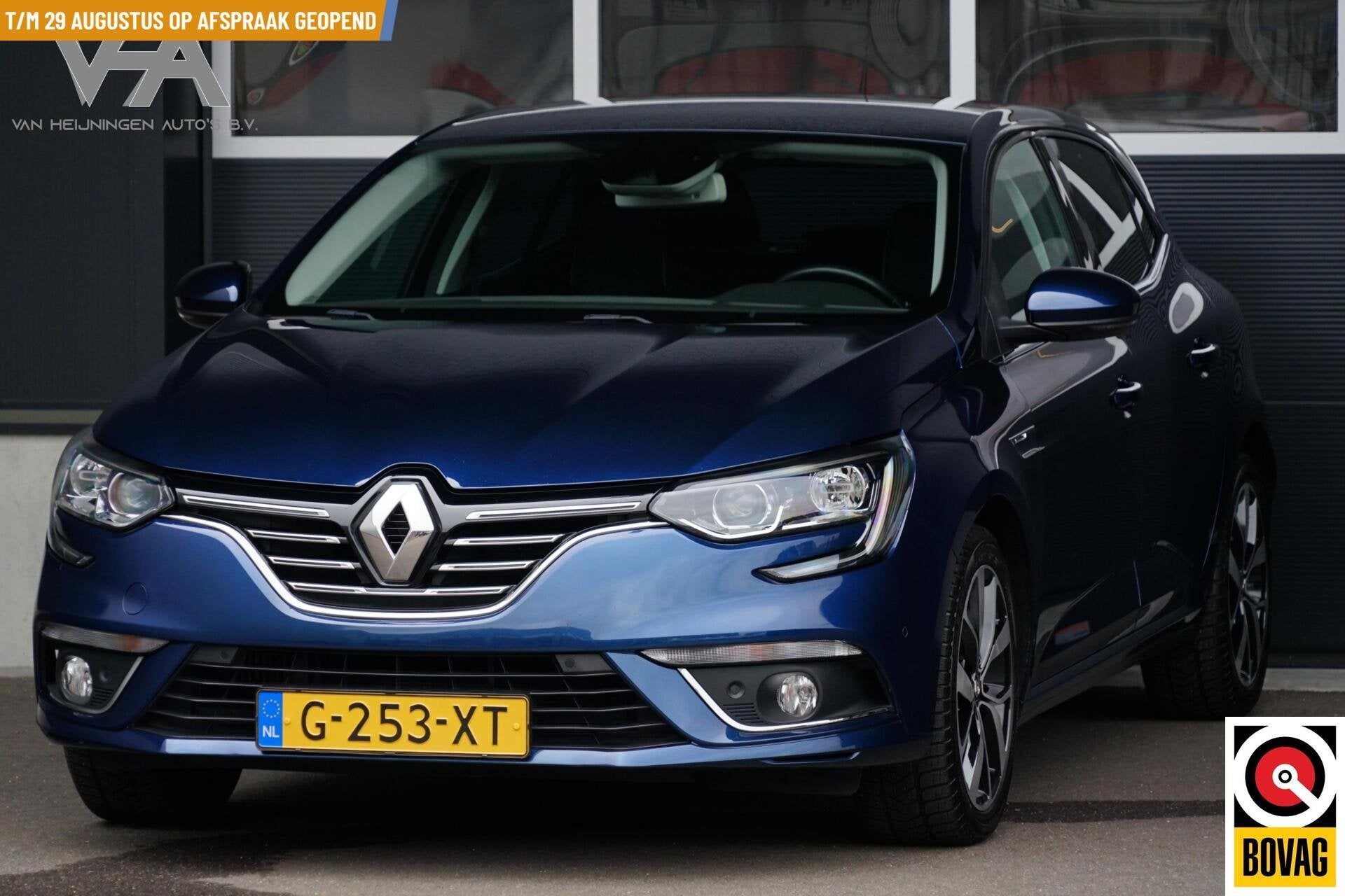 Renault Megane 1.3 TCe Bose, R-Link, CarPlay, dodehoek, cam., Voorwielaandrijving, Euro 6, 4 cilinders, Met garantie (alle)