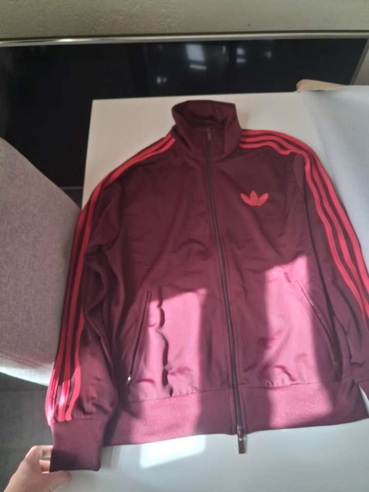 Adidas trainingspak bordeauxrood - Nieuw, Adidas, Nieuw, Ophalen of Verzenden, Maat 36 (S)