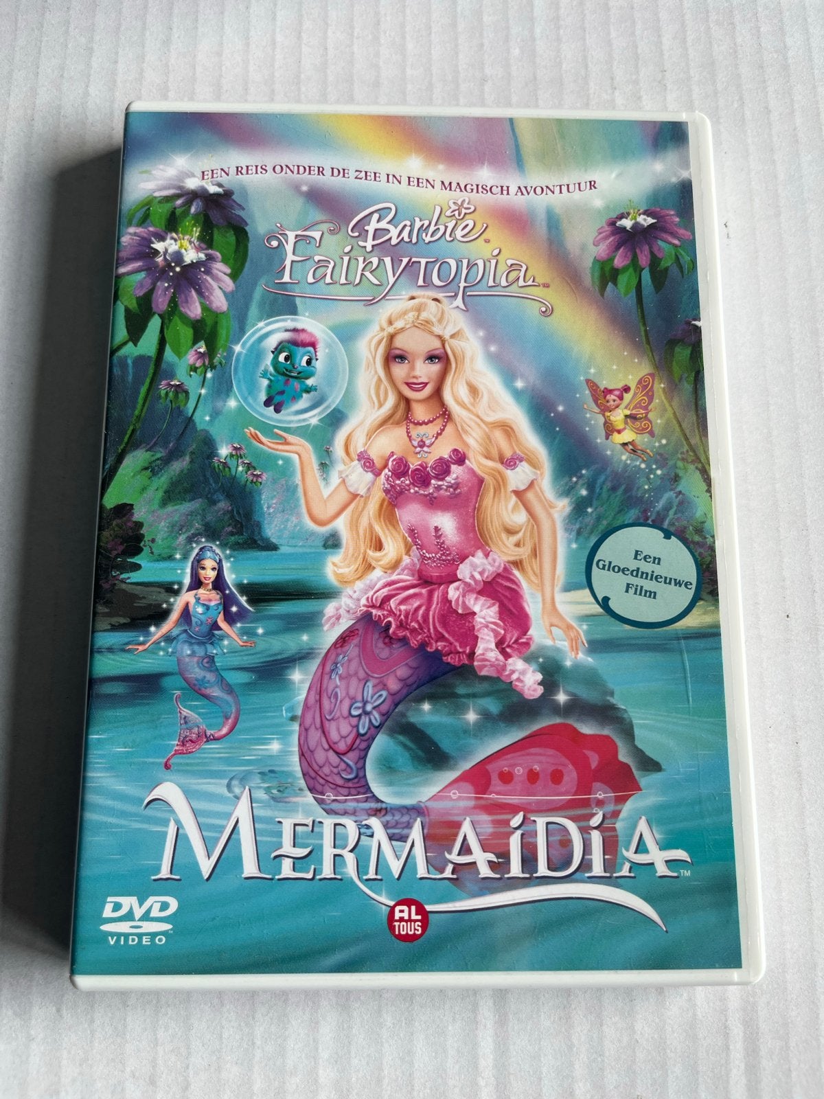 Barbie Fairytopia: Mermaidia DVD, Alle leeftijden, Gebruikt, Bonusmateriaal, Ophalen of Verzenden
