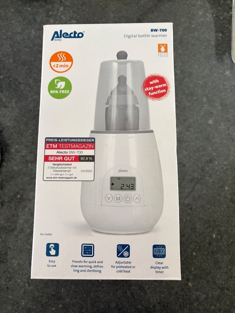 Flessenwarmer (nooit gebruikt), Ophalen, Nieuw, Flessen- of potjesverwarmer, Alecto