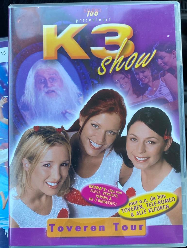 K3 dvd toveren tour, Alle leeftijden, Ophalen of Verzenden, Zo goed als nieuw