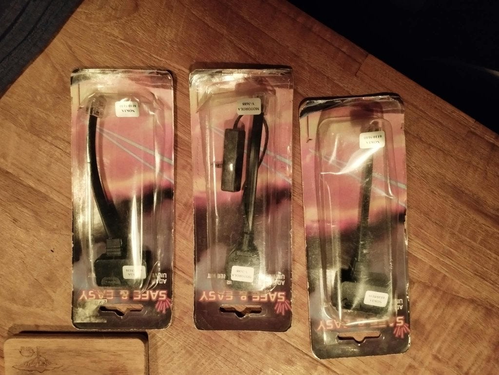 3 Nokia Motorola adapterkabels voor handsfree kit nieuw, Telecommunicatie, Ophalen of Verzenden, Nieuw, Motorola