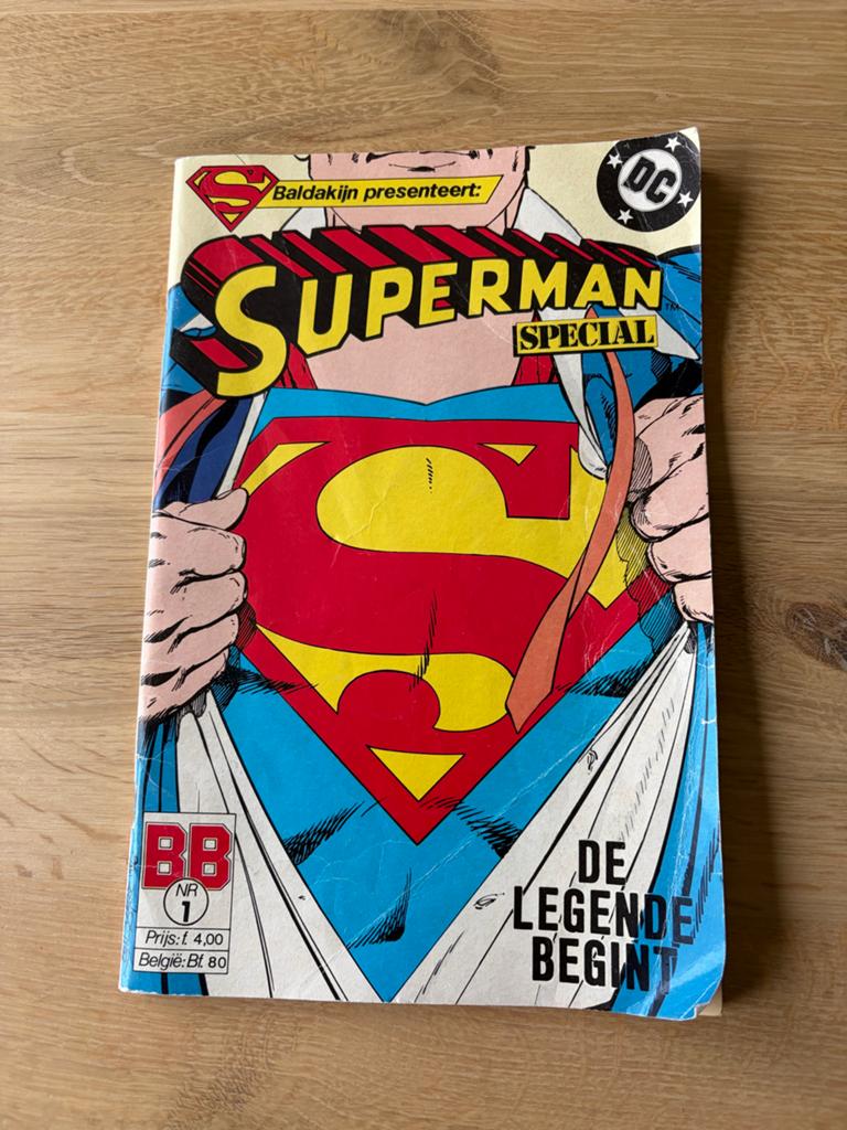 Superman Special - De Legende Begint (1987), Eén stripboek, Ophalen, Gelezen