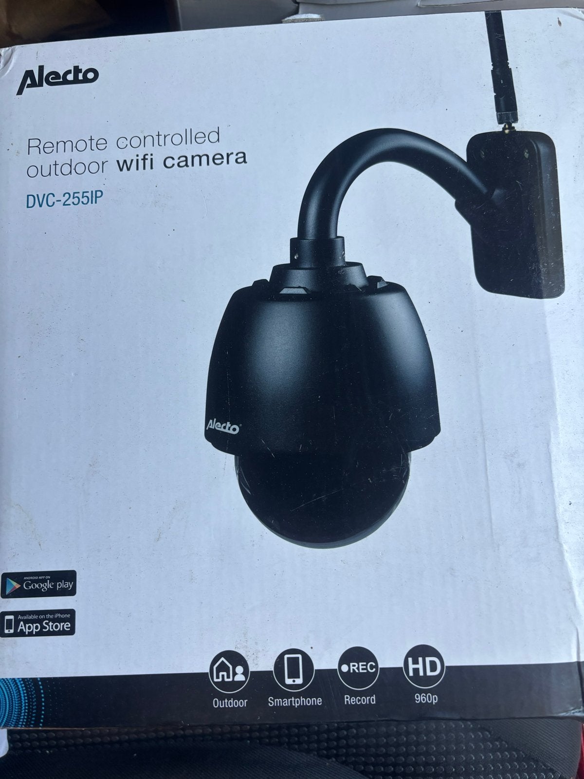 Alecto DVC-255IP Buiten IP WIFI Camera - Nieuwstaat, Al, Al, Ophalen of Verzenden, Zo goed als nieuw