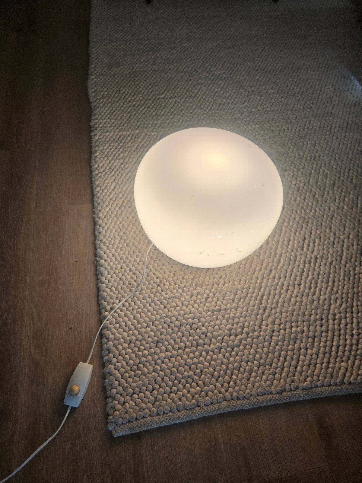 IKEA vintage design lamp Carl Öjerstam, Ophalen, Kunststof, Gebruikt, Wit
