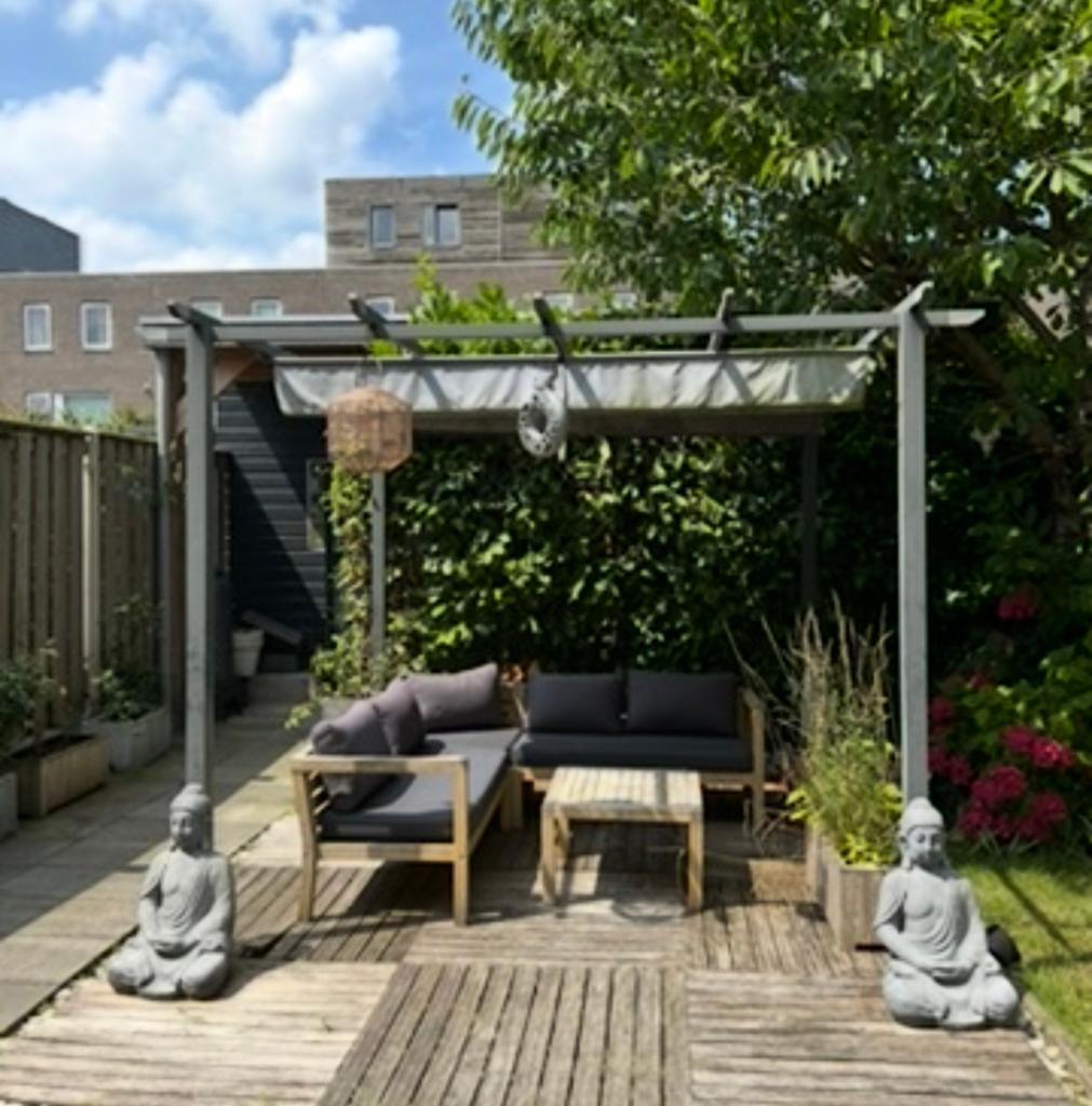 Pergola / paviljoen / overkapping (grijs/ antraciet), Ophalen, Gebruikt, Tuinpaviljoen