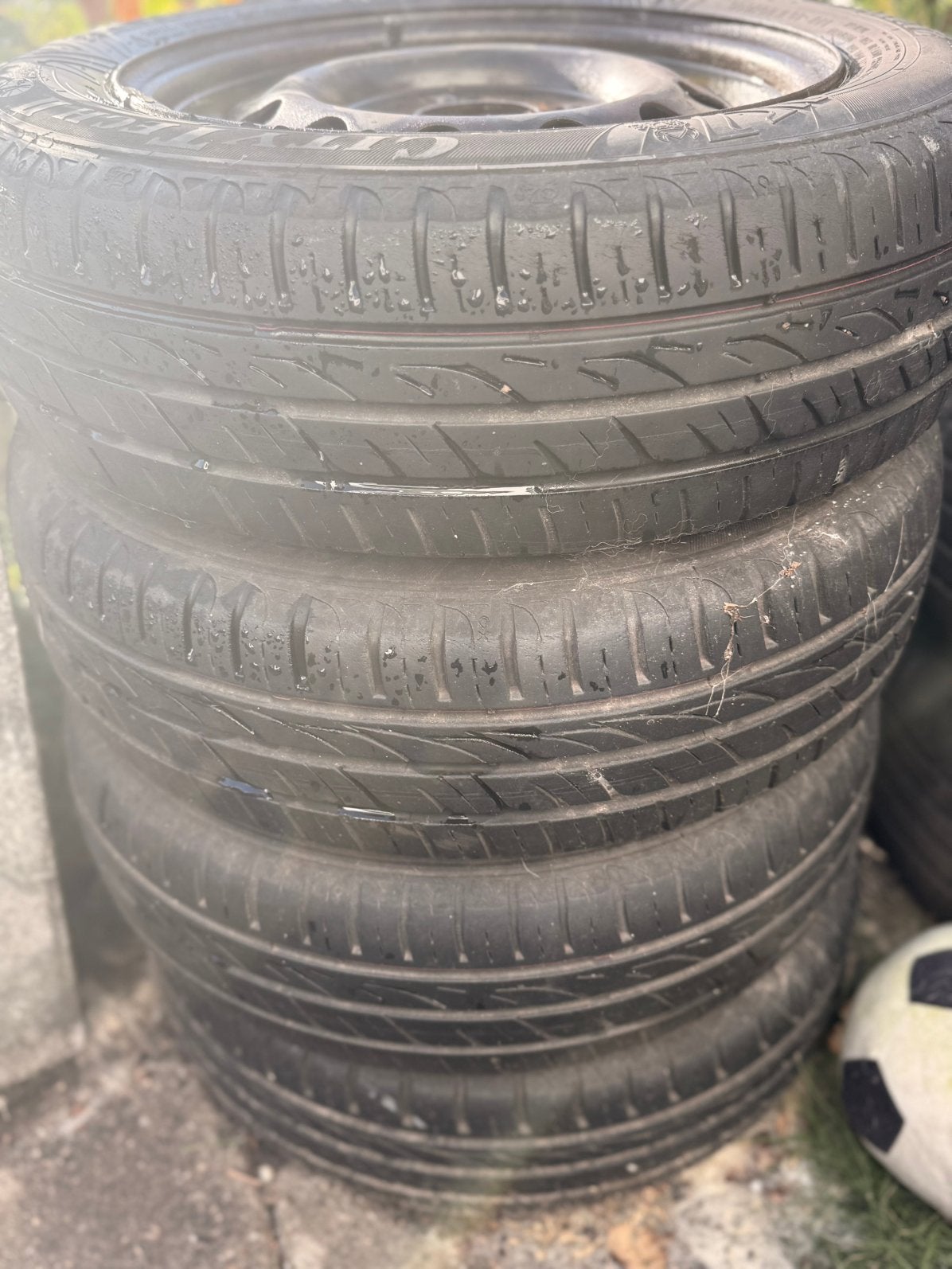 4 x Viking tech norway II banden 13 inch !, Ophalen, Gebruikt