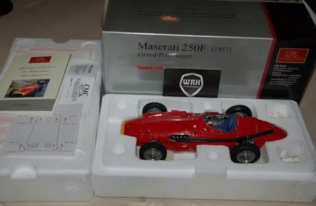1:18 MASERATI 250F GP SIEGER red CMC M-051 in box WRH, Hobby en Vrije tijd, Modelauto's | 1:18, Verzenden, Zo goed als nieuw, Auto