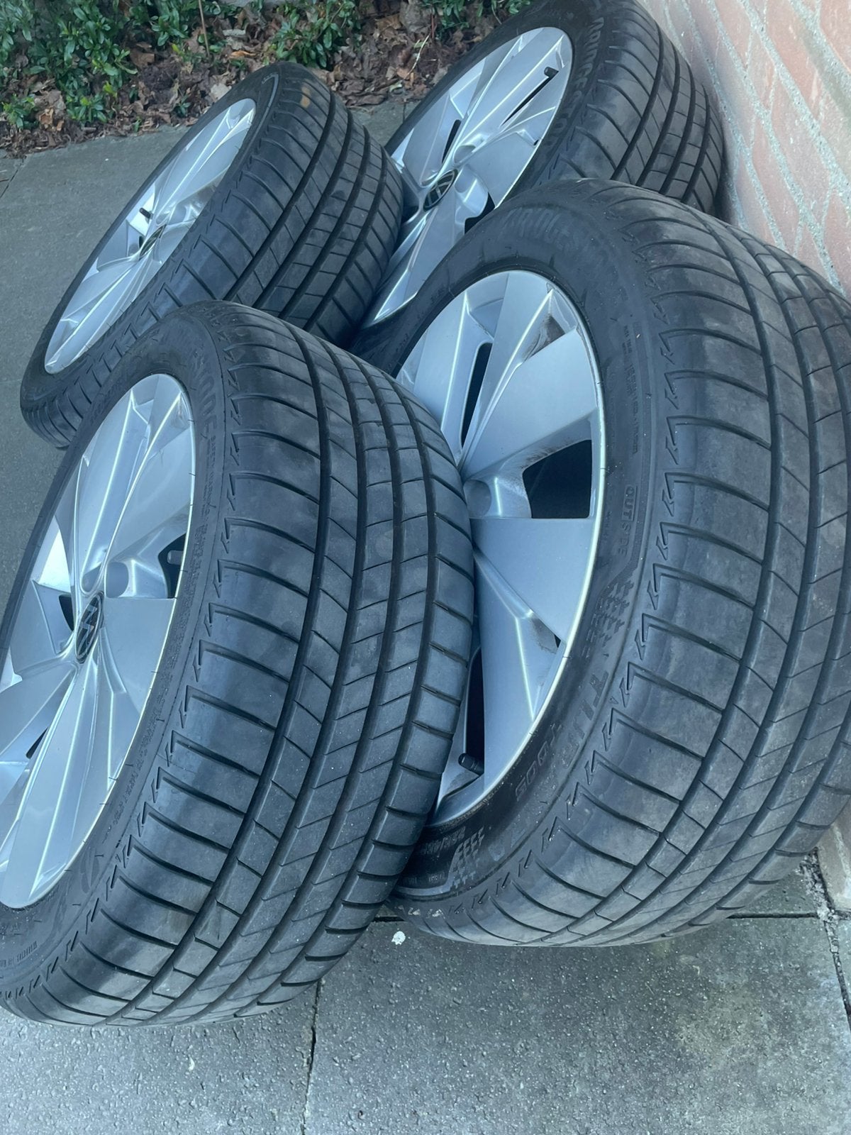 Golf 8 velgen+Bridgestone zomerbanden, Ophalen, Zomerbanden