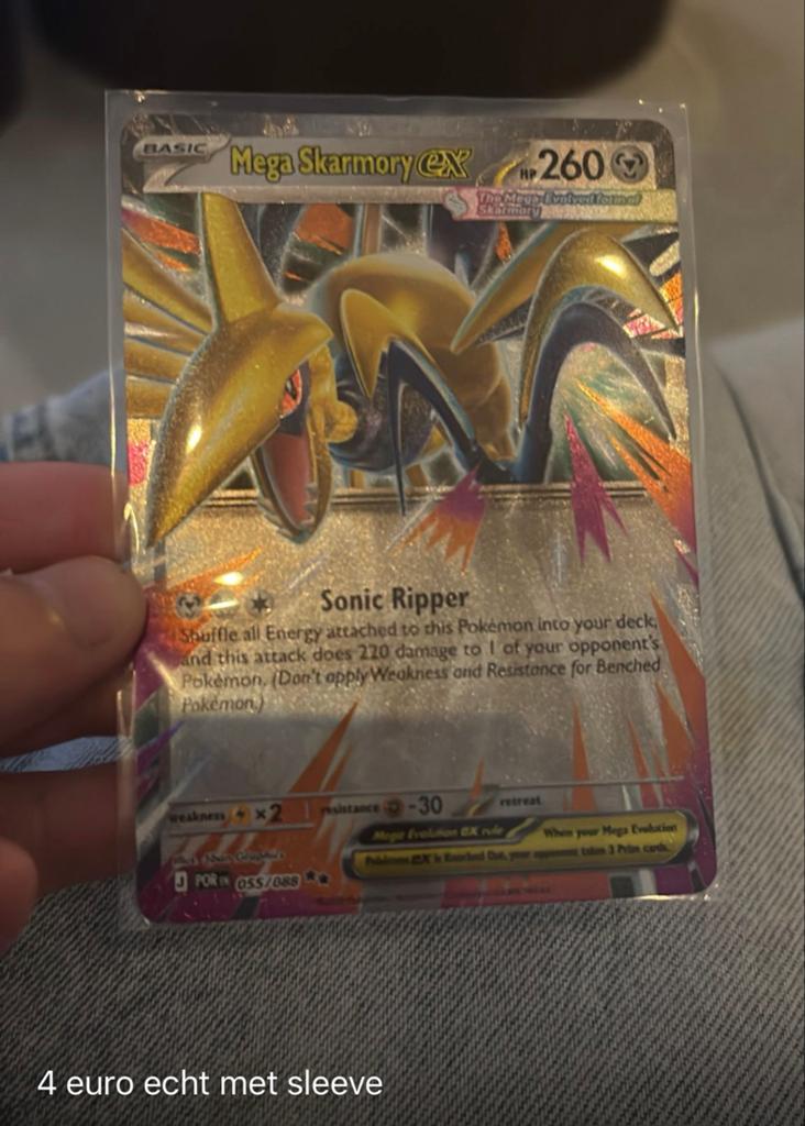 Zeldzame Pokémon kaarten - Mega Skarmory EX, VMAX, V, Ophalen of Verzenden, Zo goed als nieuw, Meerdere kaarten, Foil