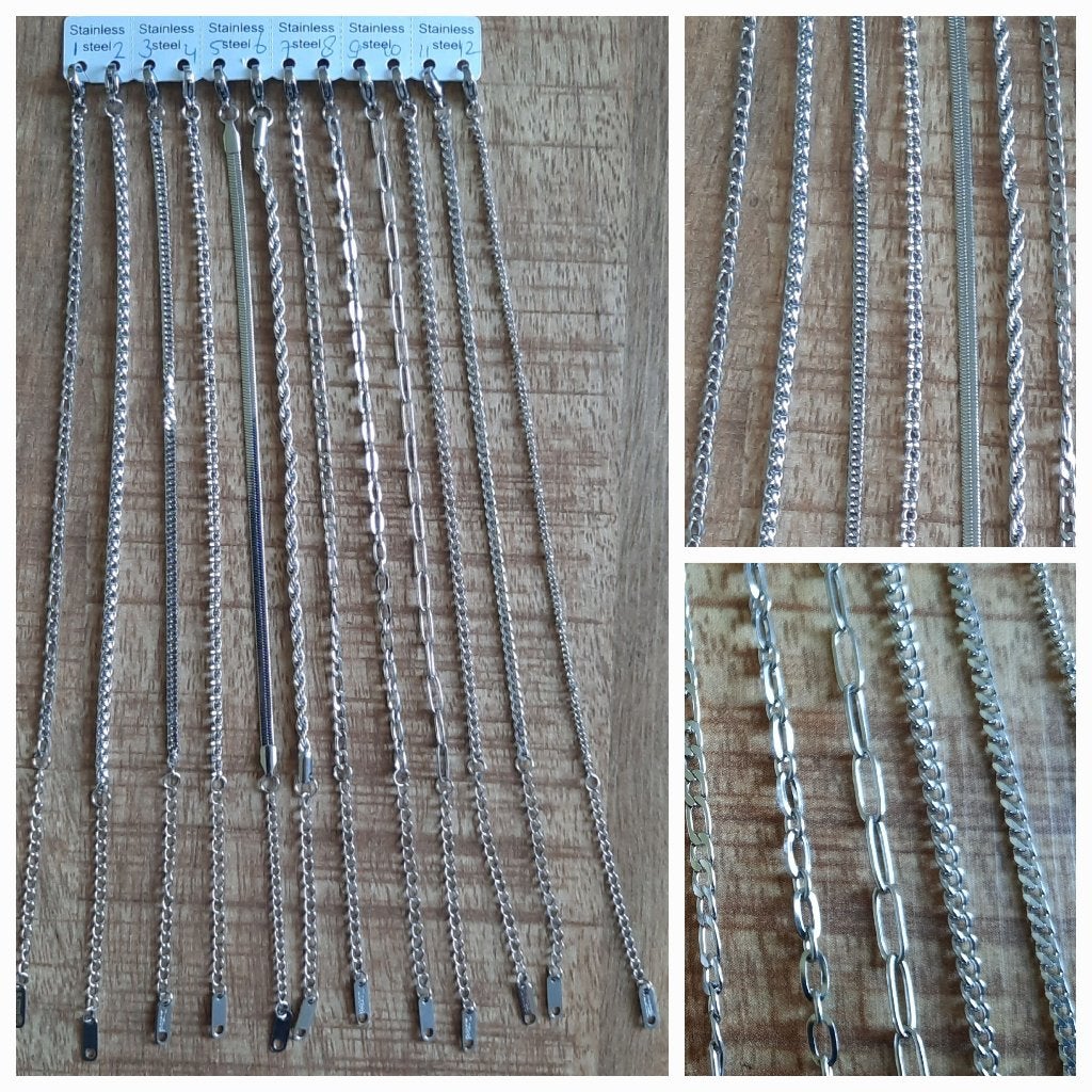 Zilver armbandjes, RVS stainless steel, Ophalen of Verzenden, Nieuw, Zilver, Staal