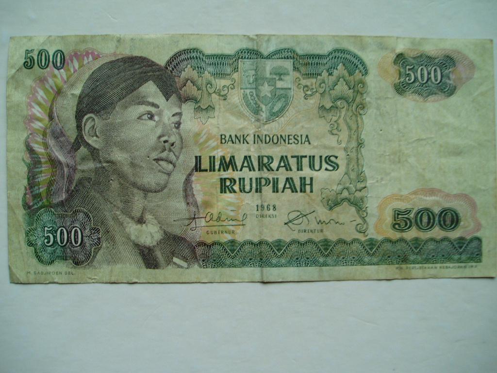 465. Indonesia, 500 rupiah 1968 Sudirman., Verzenden, Zuidoost-Azië, Los biljet