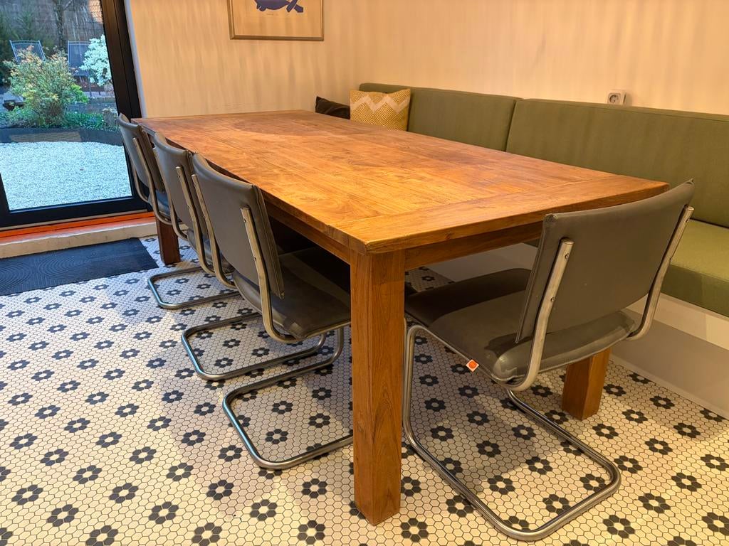 2 grijze leren stoelen Jess Design, Ophalen, Twee, Leer, Zo goed als nieuw