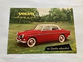 Autofolder/Brochure       Volvo  Amazon      1956       NL, Ophalen of Verzenden, Zo goed als nieuw, Volvo