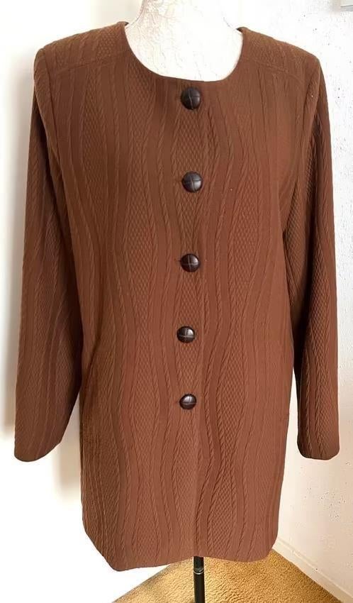 BThree bruin jasje maat 44[dm], Kleding | Dames, Bruin, Maat 42/44 (L), Ophalen of Verzenden, Zo goed als nieuw