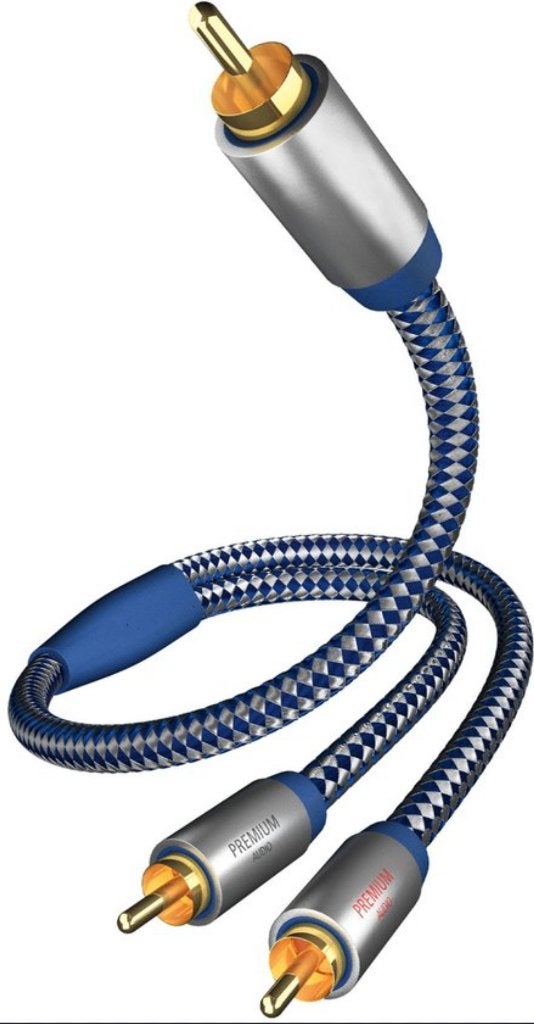 Y-split subwooferkabel 5 meter inakustik premium serie, Ophalen of Verzenden, Nieuw, 5 tot 10 meter, Interlink-kabel