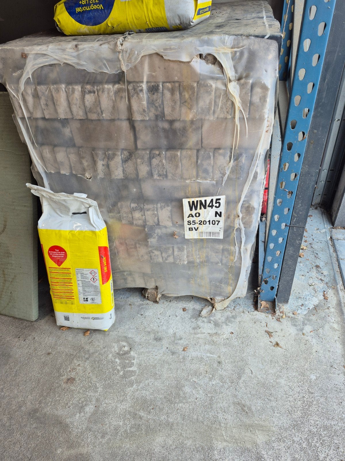 Volle pallet bakstenen, type WN45, Doe-het-zelf en Verbouw, Metselstenen, Nieuw, Bakstenen, Ophalen