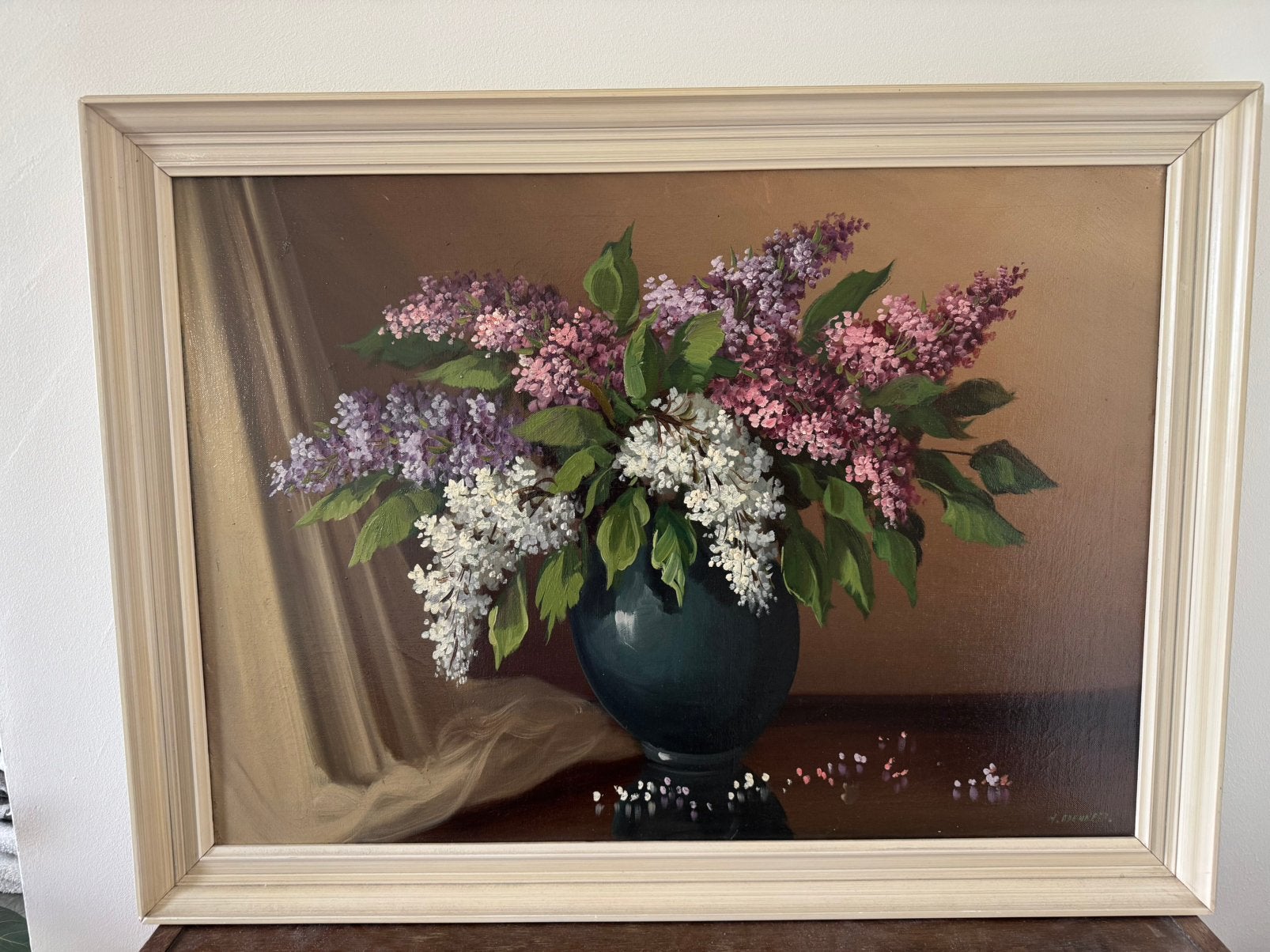 Schilderij stilleven H. Openneer, Ophalen