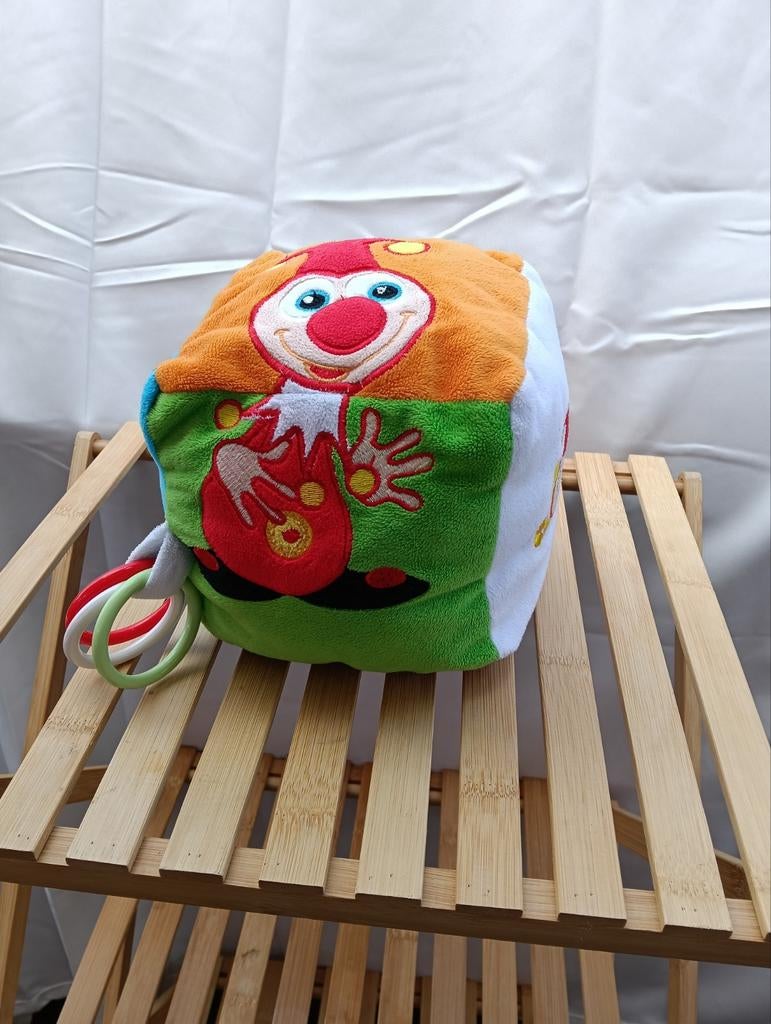 Efteling Jokie kubus knuffel met spiegel, Lieselotjetweedehandsspeelgoed@gmail.com, -, Overige typen, Ophalen of Verzenden