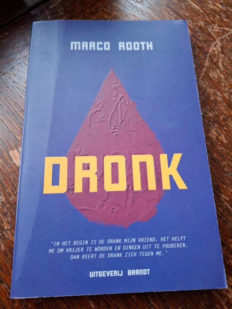 Dronk - Marco Rooth (Boek over alcoholisme), Ophalen of Verzenden, Gelezen, Marco Rooth, Nederland