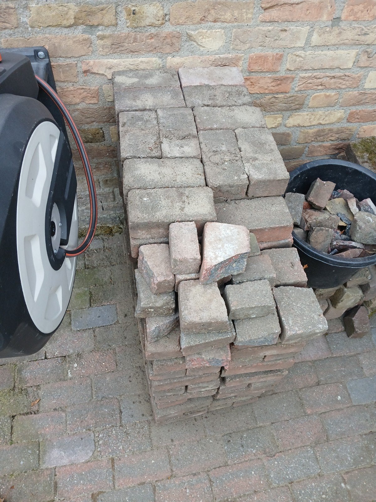 klinkers, tuinbestrating. 2,5/3 m2, Tuin en Terras, Tegels en Klinkers, Ophalen, Beton, Klinkers