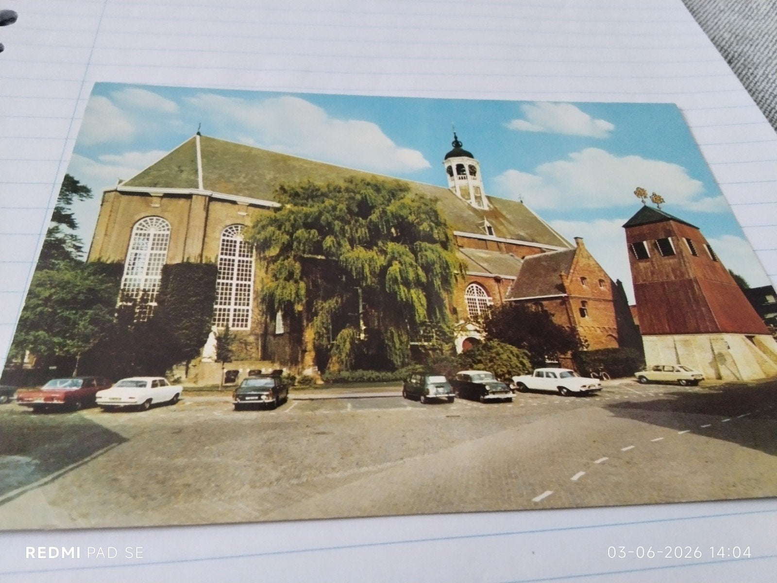Ansichtkaart Sneek, Martinikerk (ongelopen), Ophalen of Verzenden, 1960 tot 1980, Ongelopen, Friesland