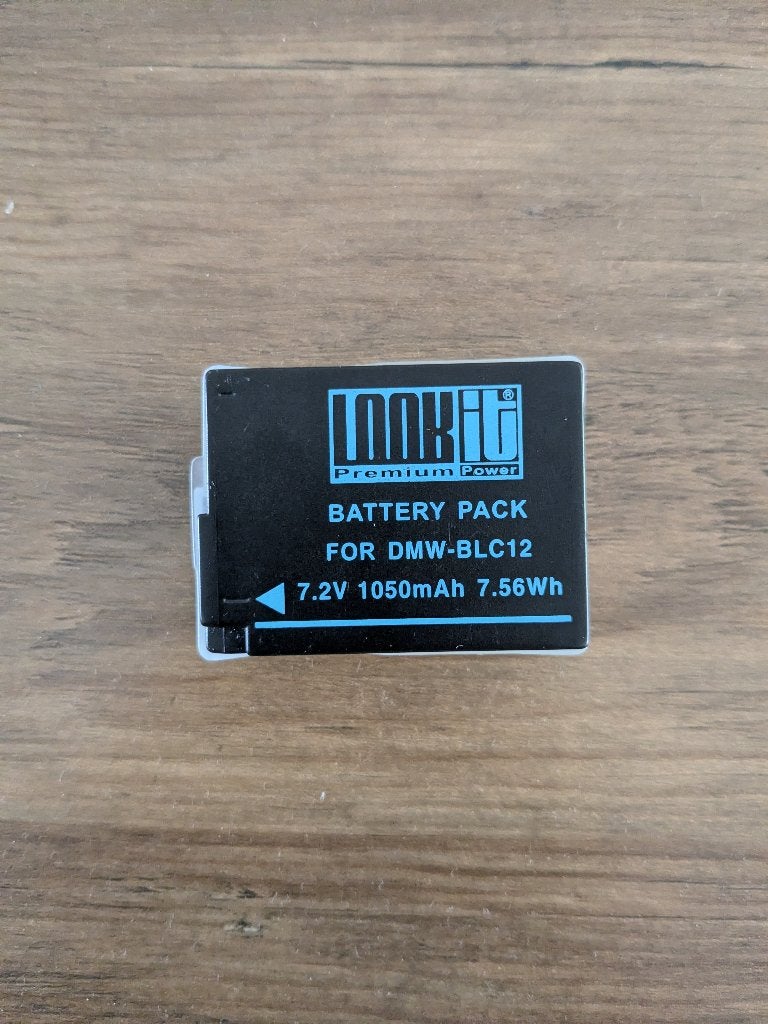 Panasonic DMW-BLC12 Batterij, Ophalen, Zo goed als nieuw, Oplaadbaar