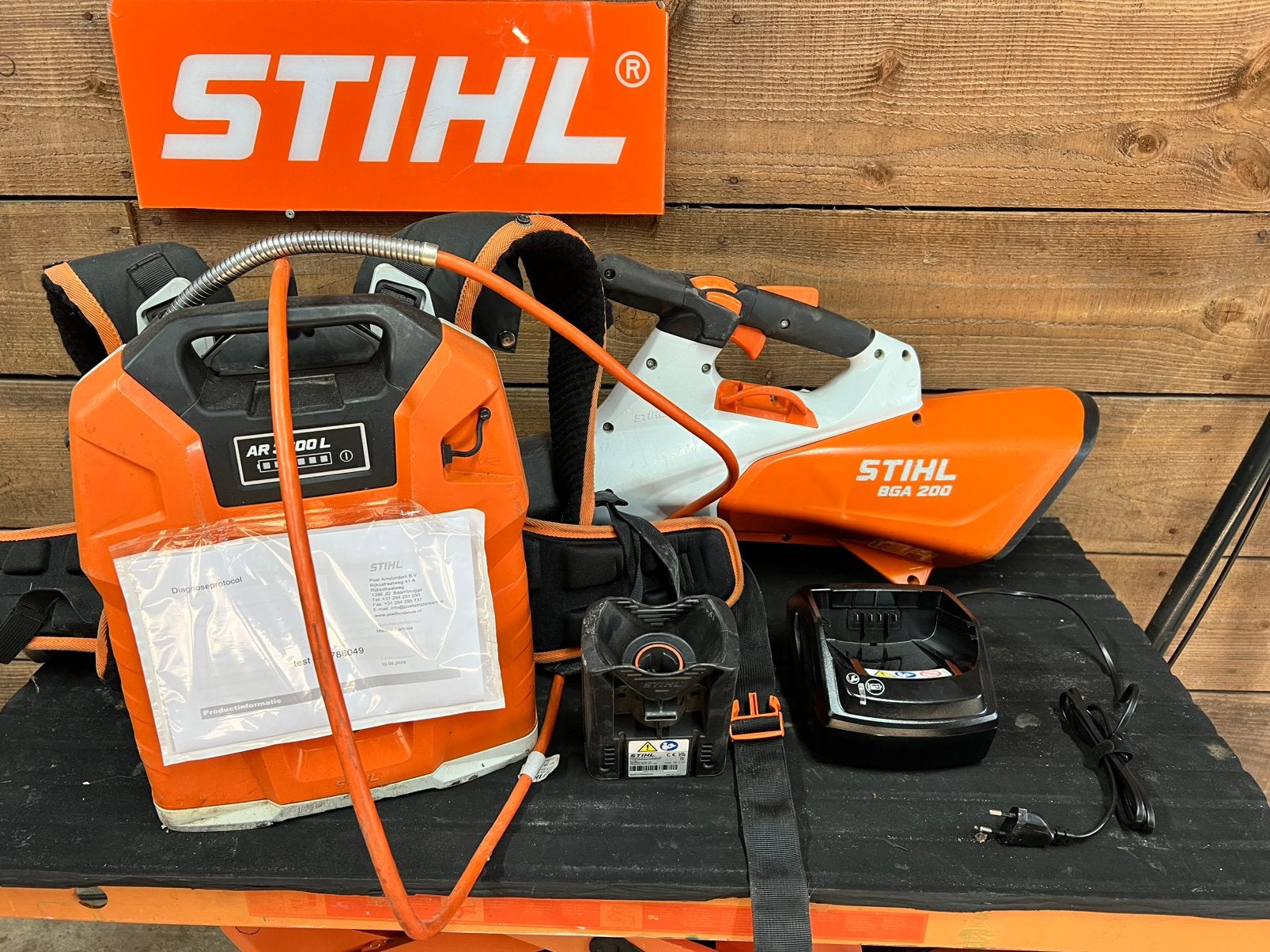 Stihl Accu bladblazer set compleet video op mijn Instagram, Ophalen, O, Ar3000L, Zo goed als nieuw