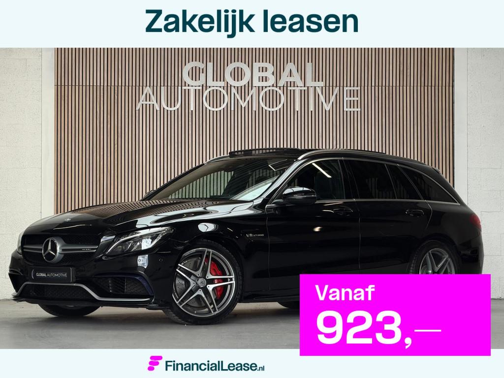 Mercedes-Benz C-klasse Estate AMG 63 - PANO - SCHAALSTOELEN, Automaat, Achterwielaandrijving, Gebruikt, Automatische klimaatregeling