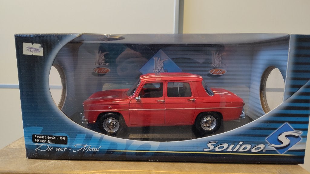 Renault 8 Gordini - 1969 - Solido 1:18, Ophalen of Verzenden, Nieuw, Auto, Solido