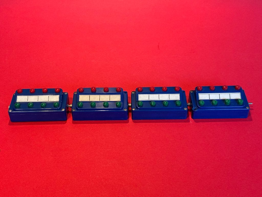 4 Märklin 7072 schakelkastjes nieuwstaat, Wisselstroom, Overige typen, Ophalen of Verzenden, Zo goed als nieuw