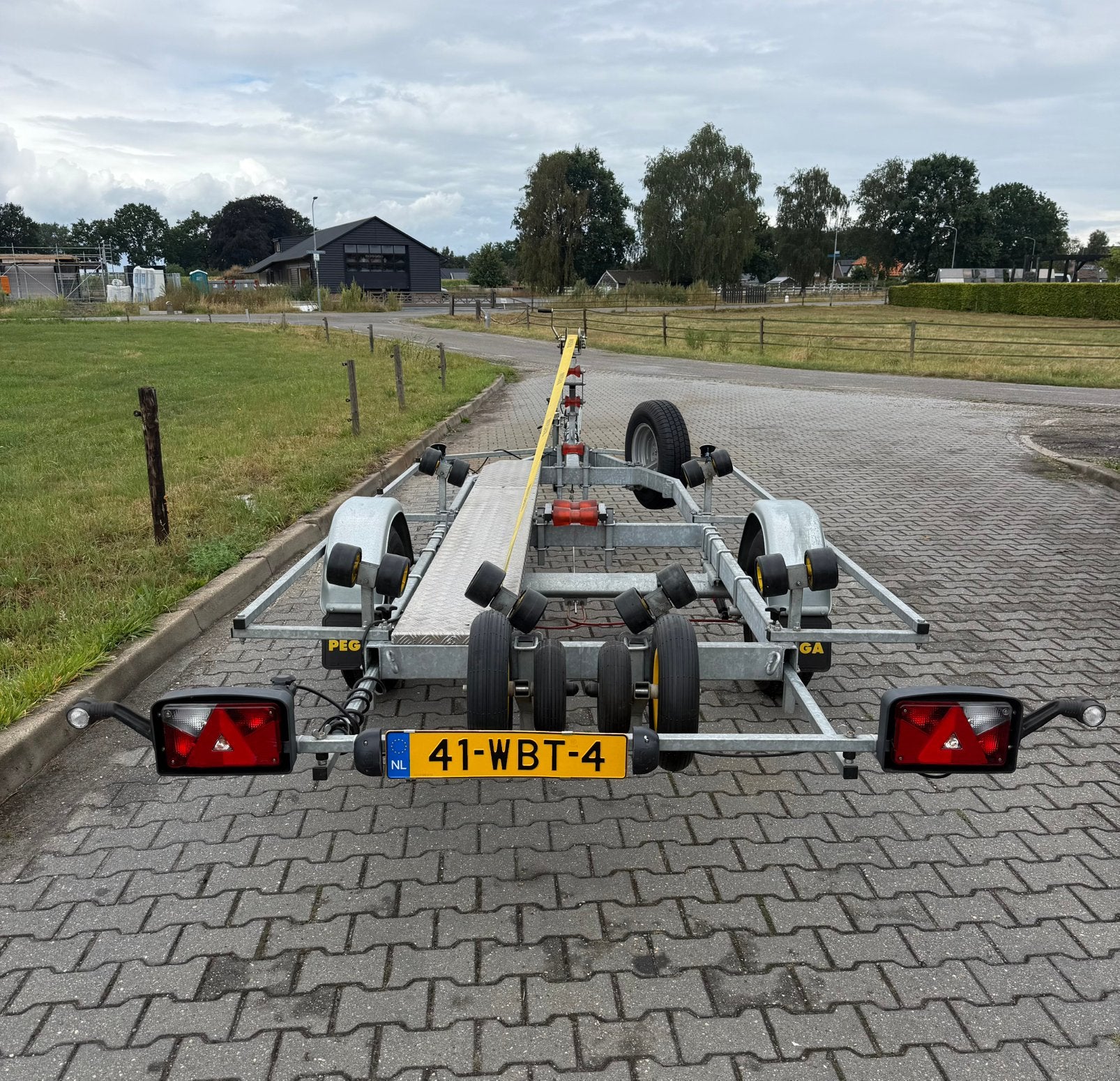 Boottrailer Pega SH1350-600, Minder dan 1500 kg, Overige typen, Minder dan 6 meter, Ophalen of Verzenden
